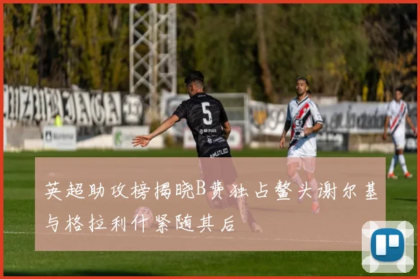 英超助攻榜揭晓B费独占鳌头谢尔基与格拉利什紧随其后